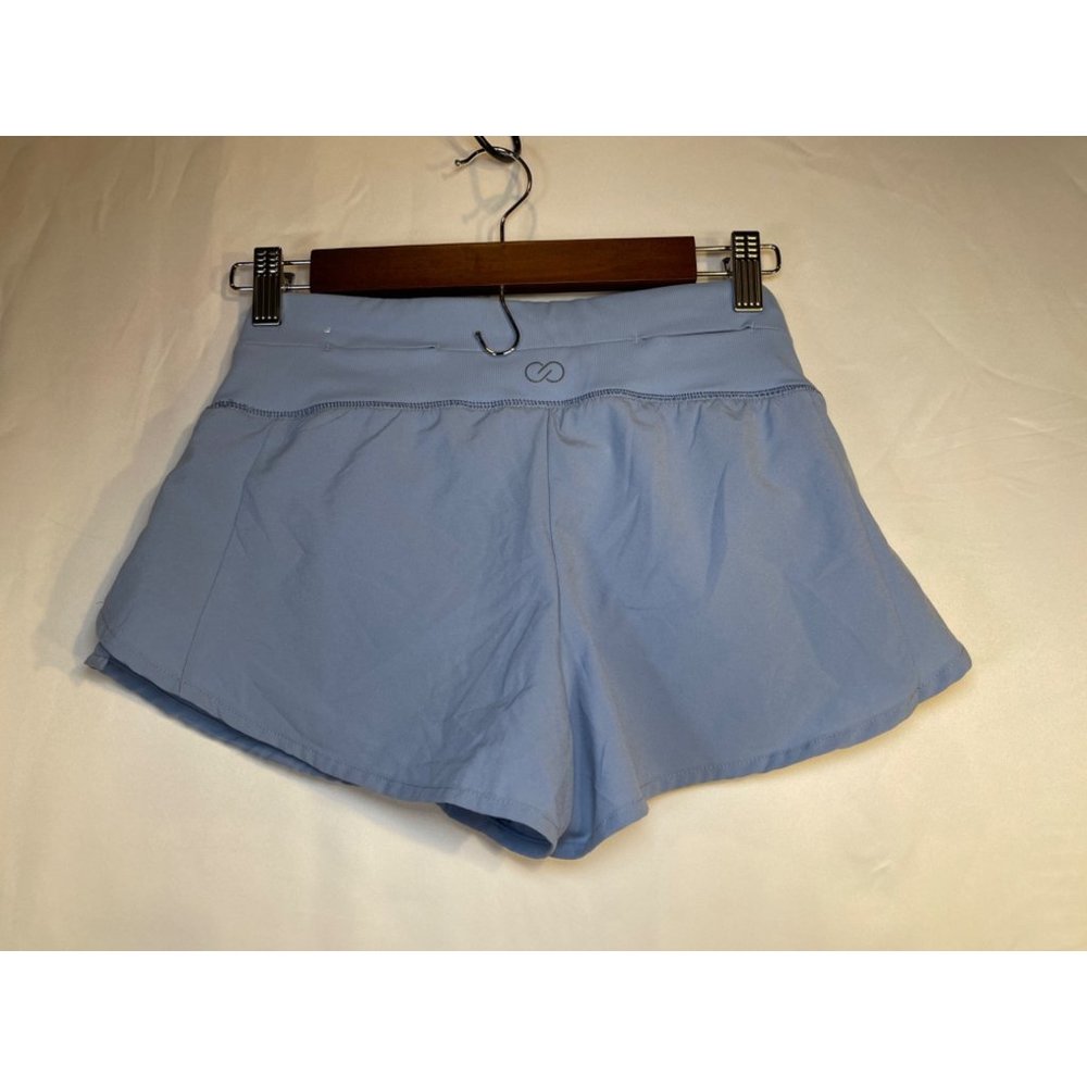 Calia Stay the Path Running Shorts Light Blue 2.5" Inseam XXS